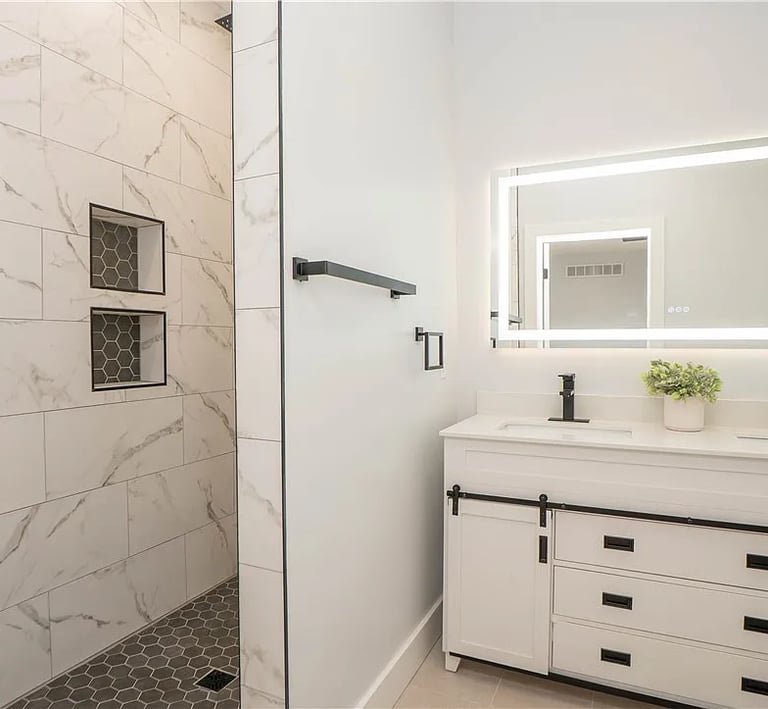 Tile bathroom project by Handywork Hero